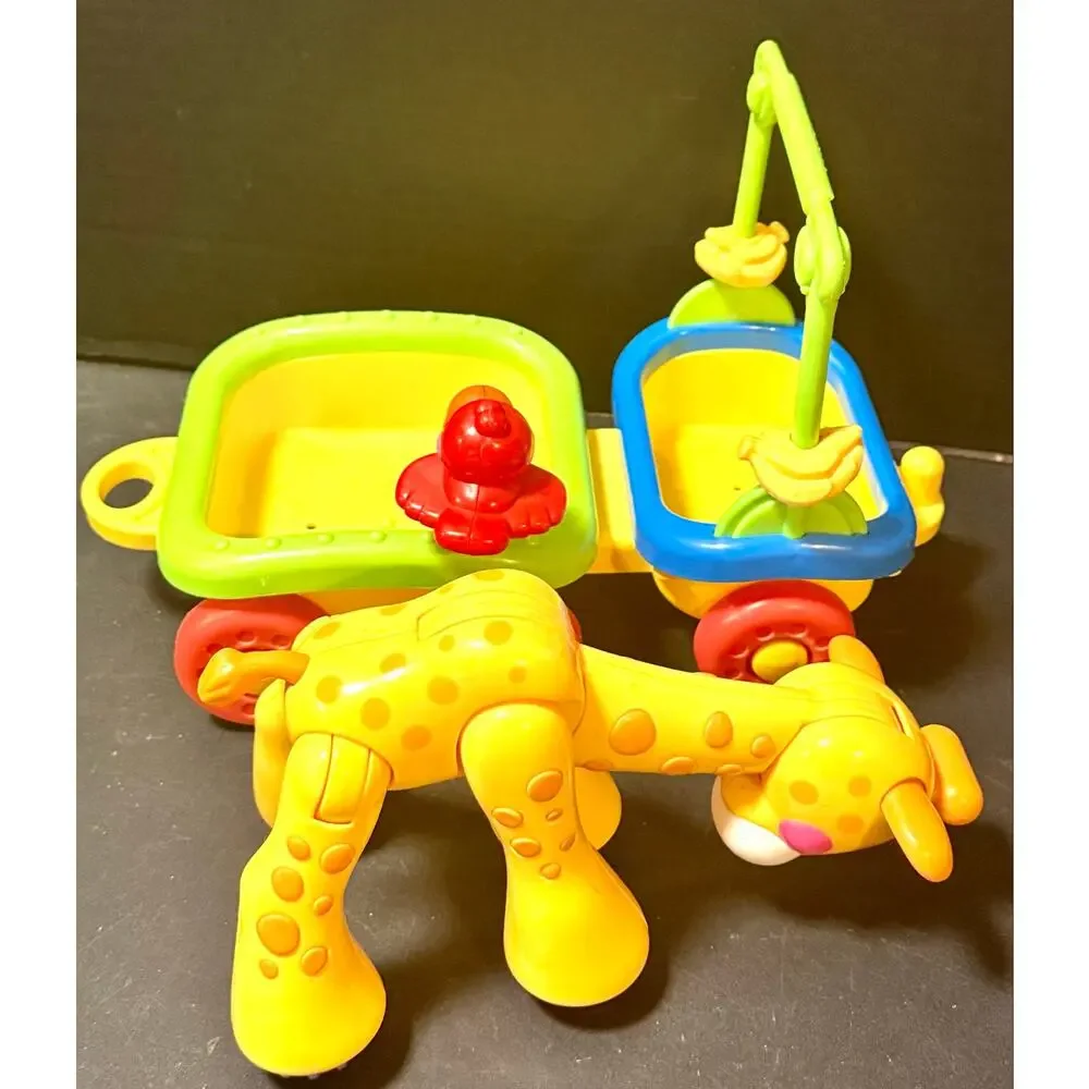 Fisher-Price Amazing Animals Sing & Go Choo-Choo toy train set giraffe figure